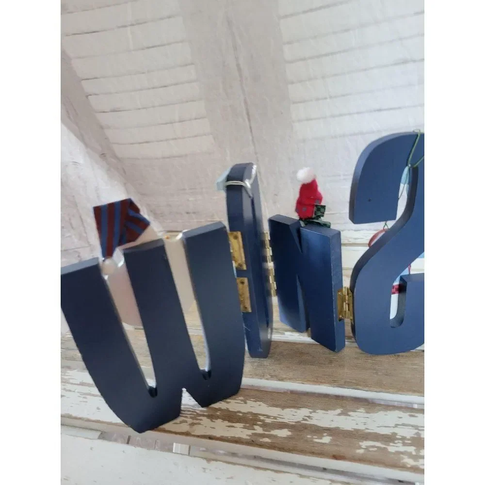 Snowman snow‎ jointed home Xmas decor folk art fun